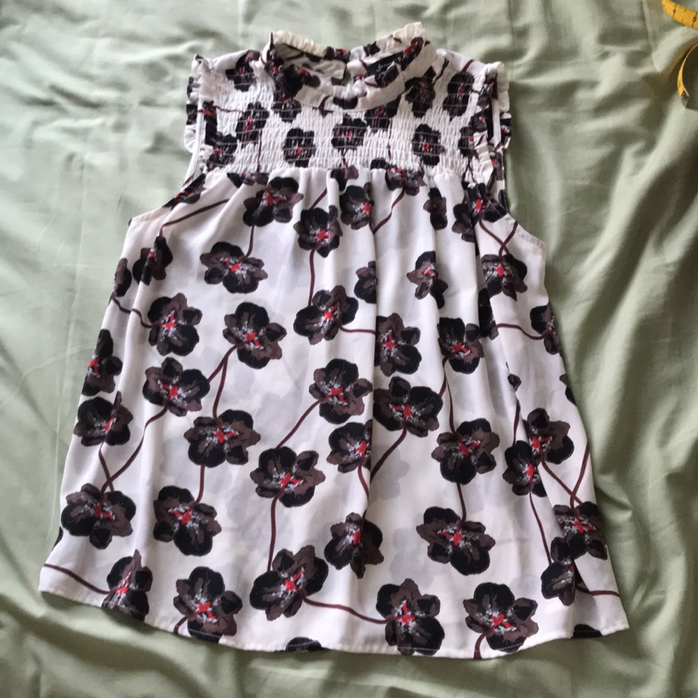 Floral Work Blouse